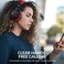 MOVSSOU E7 Active Noise Cancelling Headphones Bluetooth Headphones Wireless Headphones Over Ear with Microphone Deep Bass, Comfortable Protein Earpads, 30 Hours Playtime for Travel/Work, Black.