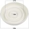 SLSON Cat Slow Feeder Bowl,Ceramic Slow Feed Cat Bowls Heavy and Shallow Wisker Stress-Free Pets Dish for Kittens Small Pets Wet Food,White.