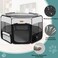 Akinerri Pet Playpen Portable Foldable Playpen for Dog/Cat/Puppy Exercise Kennel Dogs Cats Indoor/Outdoor Removable Mesh Shade Cover.
