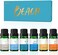 MitFlor Beach Fragrance Oil, Premium Scented Oils for Diffuser, SoapCandle Making Scents, Summer Aromatherapy Essential Oils Gift Set, Coastal Linen, Ocean Mist and More, 6x10ml.