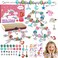 HYASIA Girls Charm Bracelet Making Kit, Unicorn Toy Gifts for Ages 6 7 8 9 10Girls DIY Jewelry Making Kit for 8-12, Perfect Craft Kits Educational Toys - Finger Fine Motor Training and Inspires Creati