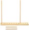 Auihiay 14 Sizes Adjustable Wood Balloon Sizer Ruler Balloon Size Measurement Tool for Balloon Decorations, Balloon Arches, Balloon Columns, Balloon Rings, Balloon Towers (0-14 Inch.