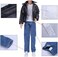 E-TING 10-Item Fantastic Pack = 5 Sets Fashion Casual Wear Clothes Outfit with 5 Pair Shoes for boy Doll Random Style (Leather JacketCasual Wear ClothesSwimwear.