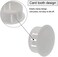 suiwotin 30PCS 6mm (1/4"White Hole Plugs Plastic Flush Type Hole Plugs Snap in Locking Hole Tube, Furniture Fencing Post Pipe Insert End Caps (White.
