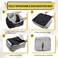 BurgeonNest Dog Car Seat for Small Dogs, Fully Detachable and Washable Dog Carseats Small Under 25, Soft Dog Booster Seats with Storage Pockets and Clip-On Leash Portable Dog Car Travel Carrier Bed.