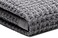 SUTERA Silverthread Waffle Bath Towel - California-Spun Superior Supima Cotton, Quick Drying, Ultra Soft, Lightweight and Absorbent - Grey, Waffle Weave Design - Luxury Bath Towel (Bath.