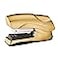Bostitch Office Heavy Duty 40 Sheet Stapler, Small Stapler Size, Fits into The Palm of Your Hand; Gold Chrome.