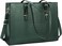 Lubardy Laptop Bag for Women 15. 6 inch Laptop Tote Bag Leather Classy Computer Briefcase.