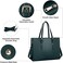 Lubardy Laptop Bag for Women 15. 6 inch Laptop Tote Bag Leather Classy Computer Briefcase.