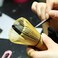 ZENRC Handcrafted Golden Bamboo Matcha Whisk, Traditional Japanese Chasen Matcha Stirrer -Bamboo Whisk Made from Durable and Sustainable Organic Bamboo.