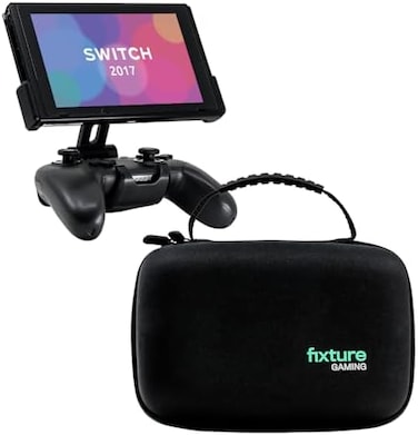 Fixture Gaming S1 Bundle: The Original Mount Plus USB Carrying Case for The Nintendo SwitchPro Controller.