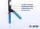 Tedgetal Termination Tool 45 Degree RJ45 Keystone Jack Speed Crimping Tool for Cat5e Cat6 4-Pair Keystone Jacks.