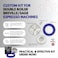 verybarista Stainless Steel Precision Kit Compatible with Double Boiler Breville/Sage. IMS Precision Screen, Stainless Shower Holder, Silicone Gasket. Fits 900 Series, Oracle, Dual Boiler.