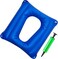 Nuanchu Inflatable Square Cushion Breathable Comfort Inflatable Air Seat Cushion and Inflator for Sitting Toilet Office School Chair Wheelchair Chair, Postpartum Relieve Pressure, Blue (1 Piece.