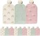 Hippypotamus Reusable Baby Food Pouches - 12 Pack - Baby Food Storage - Pouches Toddler - Refillable Squeeze Pouch for Kids (SAGE/Blush/Nude.