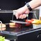 HULISEN Stainless Steel Burger Press, 6. 2 inch Round Burger Smasher, Professional Griddle Accessories Kit, Grill Press Perfect for Flat Top Griddle Grill Cooking.
