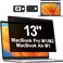 Mamol Privacy Screen MacBook Pro 13 Inch(2016-2022, M1, M2MacBook Air 13" (2018-2021, M1, Magnetic Anti Glare Blue Light Filter with Camera Cover, Anti Spy Laptop Screen Protector for Mac 13 in.