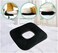 AOSSA Donut Pillow Bed Sore Cushions Hemorrhoid Postpartum Pregnancy Donut Seat for Butt Sitting Medical Pillow After Surgery Chair Pads Bed Pillow for Home Office (Black.