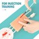 Ultrassist IV Insertion/Injection Training Pad with Simulated Dermatoglyph and Raised Veins for Nursing Student Training, Practice and Education.