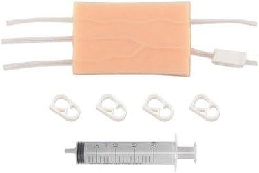 Ultrassist IV Insertion/Injection Training Pad with Simulated Dermatoglyph and Raised Veins for Nursing Student Training, Practice and Education.