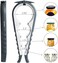 MEYUEWAL Jar Opener Bottle Opener for Weak Hands, 5 in 1 Multi Function Can Opener Bottle Opener Kit with Silicone Handle Easy to Use for Children, Elderly and Arthritis Sufferers (NEW White.
