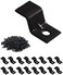 SeptCity Table Top Fasteners, Z Clips for Table Tops 20 Packs (Black.
