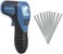 Thsinde Handheld Digital Laser Tachometer Non-Contact RPM Meter Motor Speed Gauge Gun Measuring Range: 2. 5-99999RPM with 10 Reflective Tapes.