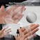 Outus 100 Sheets Wash Away Embroidery Stabilizer Water Aopable Embroidery Topping Film Transparent Water Aopable Installer for Embroidery and Topping (8 x 8 Inch/ 20 x 20 cm).