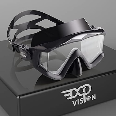 EXP VISION Schnorchelset Schnorchelausrstung fr Erwachsene، Professionelle Anti-Beschlag-Schnorchelmaske، Trockenschnorchel Tauchmaske fr Freitauchen،Schnorcheln،Schwimmen.