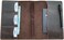 newestor Travelers Notebook Cover with Inner Pockets, Card Slots and Pen Holder, A5 Size, Dark Brown.