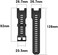 ZSZCXD Compatible for Amazfit T-rex Band, Adjustable Sport Silicone Replacement Strap Wristband for Amazfit T-Rex/Amazfit T-Rex Pro Smartwatch.
