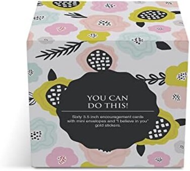 Dessie 60 You Can Do This Encouragement Cards with Envelopes"I Believe In You" Seals. 60 Post-it Note Size Motivational and Inspirational, Gratitude Cards, Positive Affirmations. Great as.