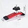 STRONGROWTH T track Hold Down Clamps - Double Cut Profile Universal T-Track Clamps, 6-3/8"L x 1-1/4"W - Woodworking and Clamps - Fine Sandblast Anodized - Red Color-2PK.
