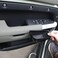 YIWANG ABS Blcak Car Door Storage Box Phone Tray Accessories For Land Rover Defender 90 110 2020-2022.