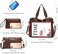 Soperwillton Fashion Handbag for Women Shoulder Bag Top Handle Satchel Hobo Tote Bag Purse Set 4pcs.