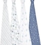 aden + anais AdenAnais essentials cotton muslin 4 pack swaddle blanket time to dream.