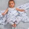 aden + anais AdenAnais essentials cotton muslin 4 pack swaddle blanket time to dream.