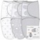 Mama Cheetah Preemie Swaddle Sack, Organic Swaddle Sleep Sacks for Preemies, Preemie Swaddle Blanket Wrap, Easy Swaddles for Premature Baby Boy Girl 4-7 lbs, Newborn Essentials, 3-Pack.