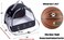 LAIRIES Small Animal Carrier Bag, African Hedgehog Hamster Travel Carrier Portable Outdoor Hangbag, Bird Rat Guinea Pig Squirrel Carrier.