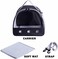 LAIRIES Small Animal Carrier Bag, African Hedgehog Hamster Travel Carrier Portable Outdoor Hangbag, Bird Rat Guinea Pig Squirrel Carrier.