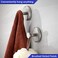 HOME SO Suction Cup Hooks for Shower, Bathroom, Kitchen, Glass Door, Mirror, Tile &ndash; Loofah, Towel, Coat, Bath Robe Hook Holder for Hanging up to 15 lbs &ndash; Polished Matte Chrome, Brushed Nickel (4-pack.