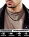 IOYYIO Flexible Waterproof Braided Leather Necklace Cord chain for Men Women, Durable Rope Chain for pendant, 16" 18" 20" 22" 24" 26" 28" 30" 32" (Gift Box.
