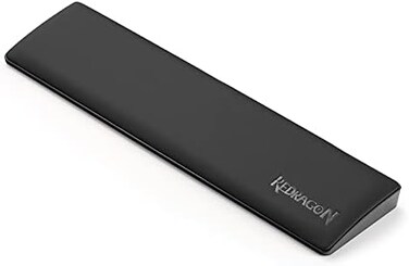 Redragon P035 Meteor S Computer Keyboard Wrist Rest Pad, Ergonomic Soft Memory Foam Wrist Support w/Anti-Slip Rubber Base, 60% 61 Keys Compact Size 11. 38 x 2. 87 in, 0. 78 inch (20mmHeight, Black.