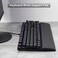 Redragon P037 Meteor L Computer Keyboard Wrist Rest Pad, Ergonomic Soft Memory Foam Wrist Support w/Anti-Slip Rubber Base, 100% 104 Keys Standard Size 17. 12 x 2. 87 in, 0. 78 inch (20mmHeight, Black.