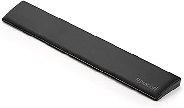 Redragon P037 Meteor L Computer Keyboard Wrist Rest Pad, Ergonomic Soft Memory Foam Wrist Support w/Anti-Slip Rubber Base, 100% 104 Keys Standard Size 17. 12 x 2. 87 in, 0. 78 inch (20mmHeight, Black.