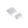 X AUTOHAUX Car Parking Brake Switch P Button Protective Covers Stickers Set for BMW X3 X4 X5 X6 2011-2017.