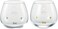 金正陶器(Kaneshotouki) Kaneshotouki KN40150 Bruna Tumbler Pair Set, Miffy, 11.8 fl oz (320 ml, Glass, Gold, Silver.