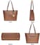 Soperwillton Handtasche f&uuml;r Damen, Geldb&ouml;rse, Tragetasche, Schultertaschen, Tragegriff oben, 5-teiliges Geldb&ouml;rsen-Set.