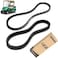 10L0L Golf Cart DriveStarter Generator Belt Set for EZGO RXV TXT Workhorse, OEM606136 606138.