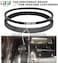 10L0L Golf Cart DriveStarter Generator Belt Set for EZGO RXV TXT Workhorse, OEM606136 606138.